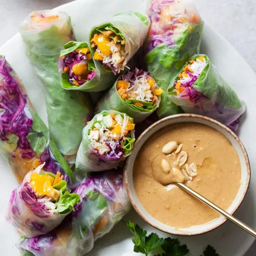 Rollitos de verano veganos fáciles
