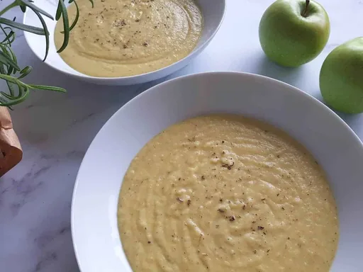 Apple and parsnip soup