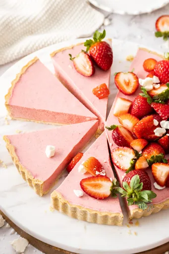 Strawberry Mousse Tart