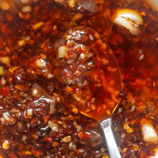 Homemade Garlic Chili Oil