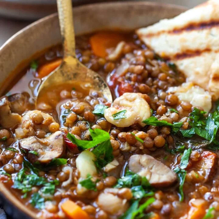 Italian Lentil and Chestnut Stew