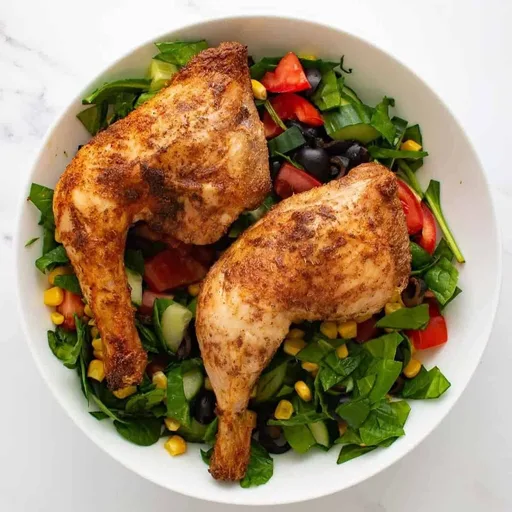 Cuartos de pollo asados al horno