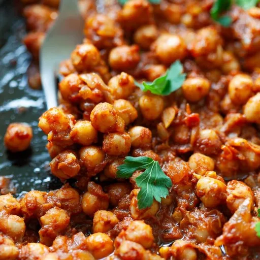 Garbanzos especiados a la marroquí