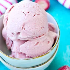 Dairy-free Strawberry Ice Cream