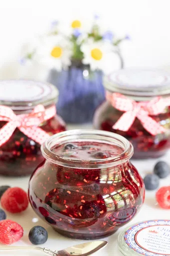 Queen's Jam (Raspberry Blueberry Jam)