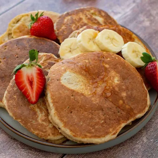 Pancakes de proteína de plátano