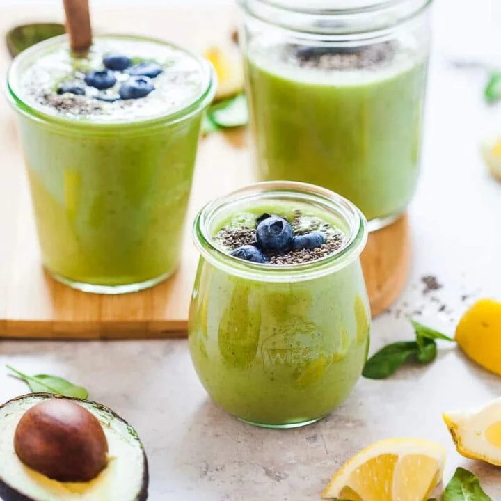 Batido verde superaguacate