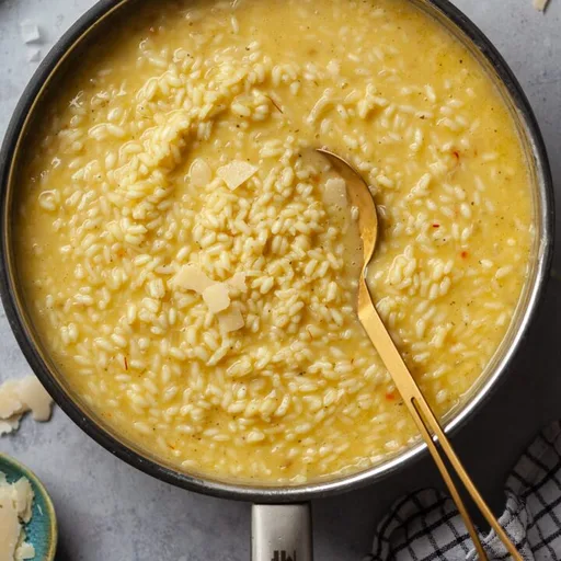 Risotto milanés tradicional