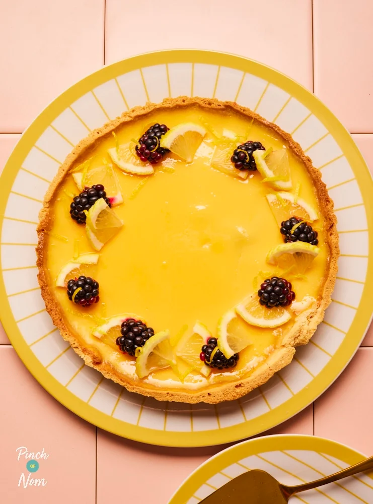 Lemon Egg Custard Tart | Slimming & Weight Watchers Friendly