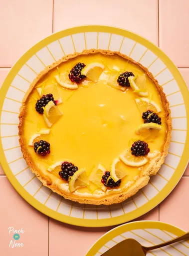 Tarta de crema de limón y huevo | Apta para adelgazar