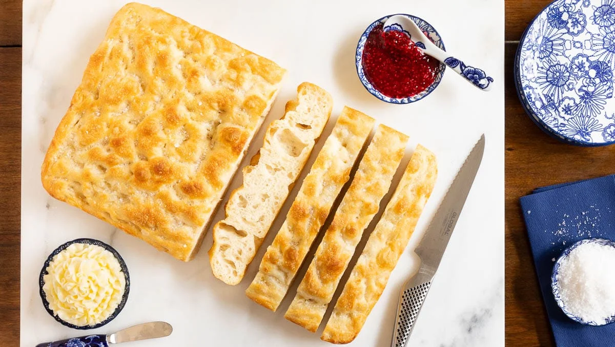 Ridiculously Easy Same Day Focaccia