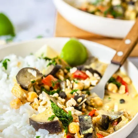Vegan Coconut Eggplant Curry