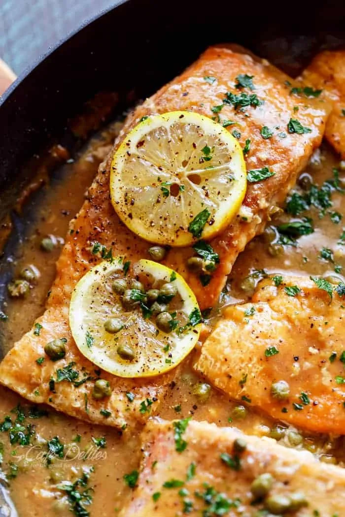 Salmon Piccata