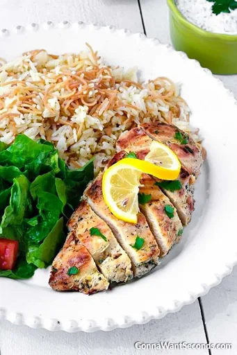 Pollo a la griega