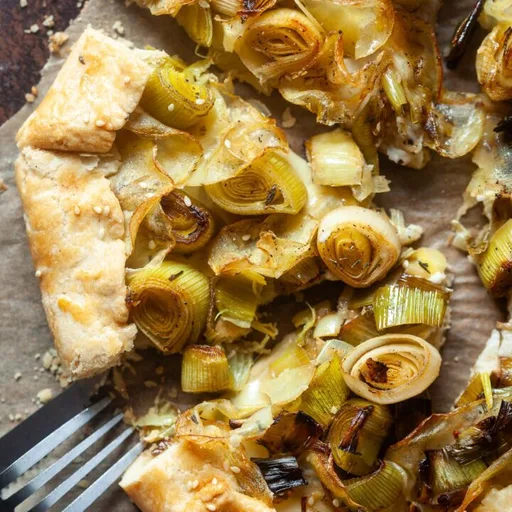 Vegan Leek and Potato Galette