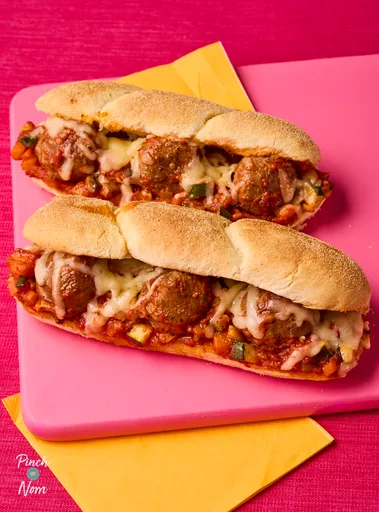 Meatball Marinara Sliders | Slimming & Weight Watchers Friendly