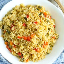 Perfect Rice Pilaf with Vegetables