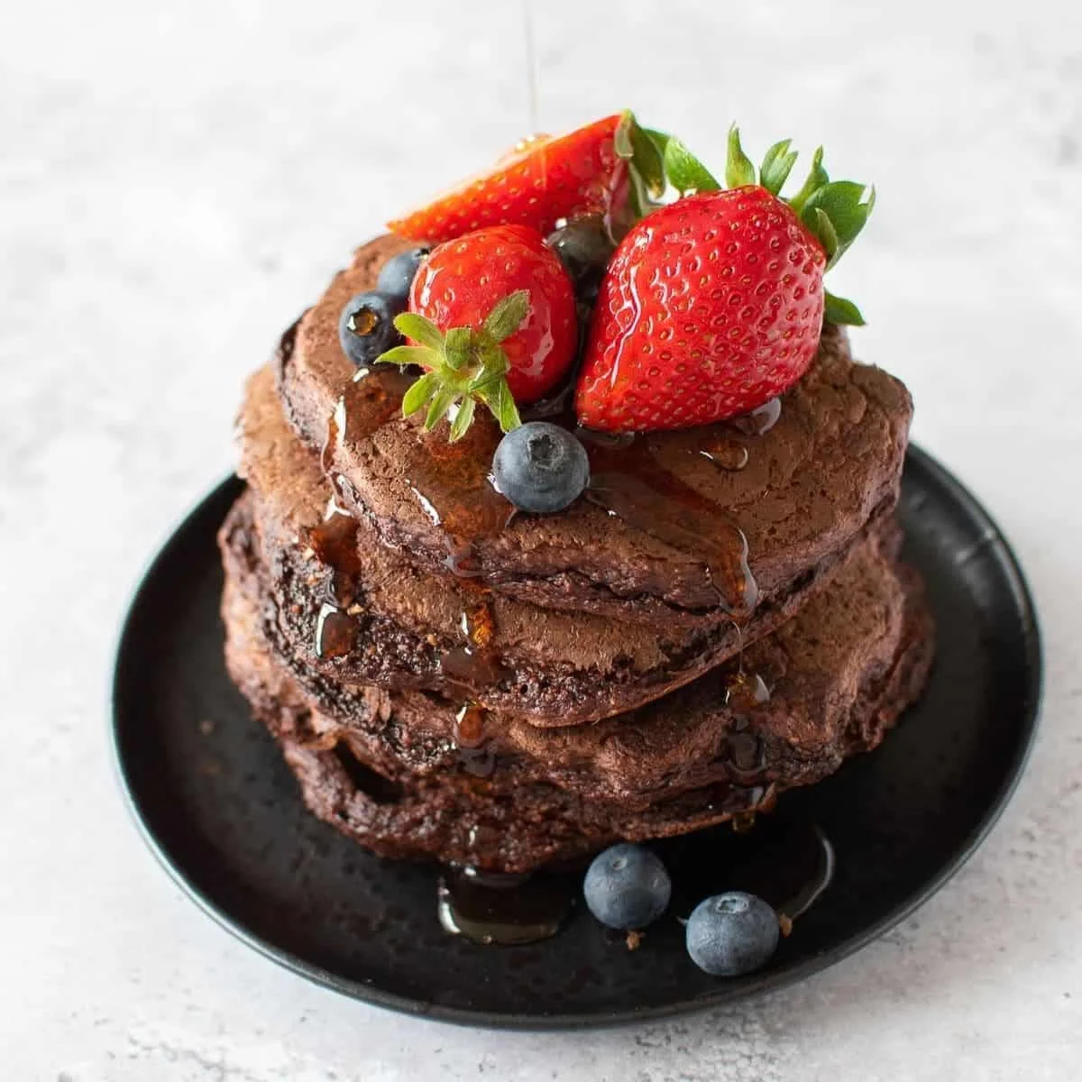 Pancake proteici al cioccolato