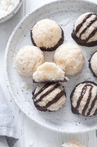 Receta fácil de rocas de coco