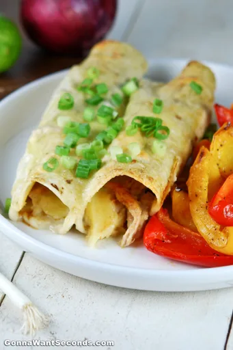 Enchiladas de Pollo con Miel y Lima