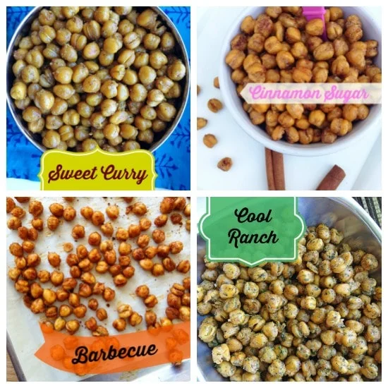 Roasted Chickpeas for Kids, 4 Ways
