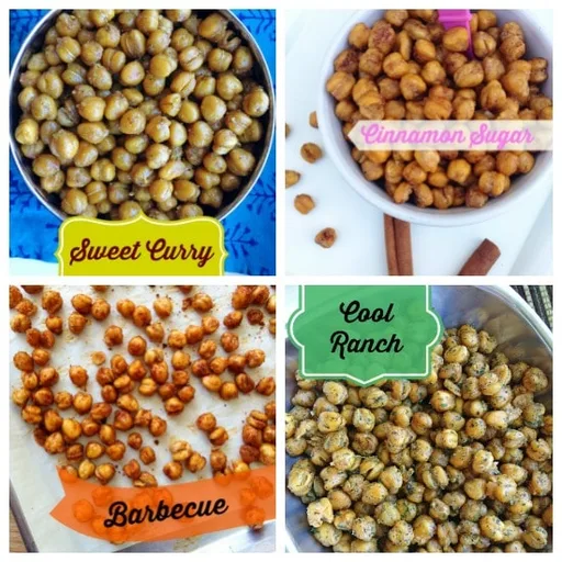 Garbanzos asados para niños, de 4 formas