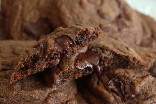 Chewy Double Chocolate Chunk Cookies (Gluten Free)