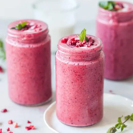 Vegan Probiotic Berry Smoothie