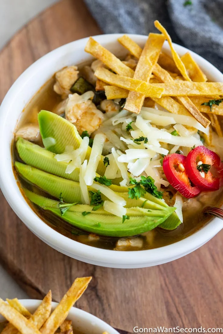 The Best Chicken Tortilla Soup
