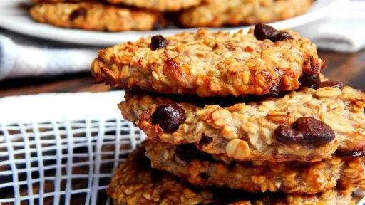 Galletitas de Avena, Banana y Chocolate