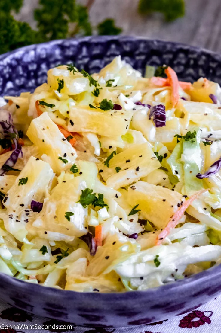 Pineapple Coleslaw
