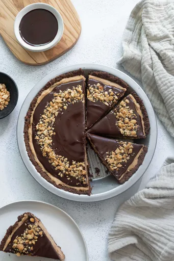 Pastel de Chocolate y Mantequilla de Cacahuete