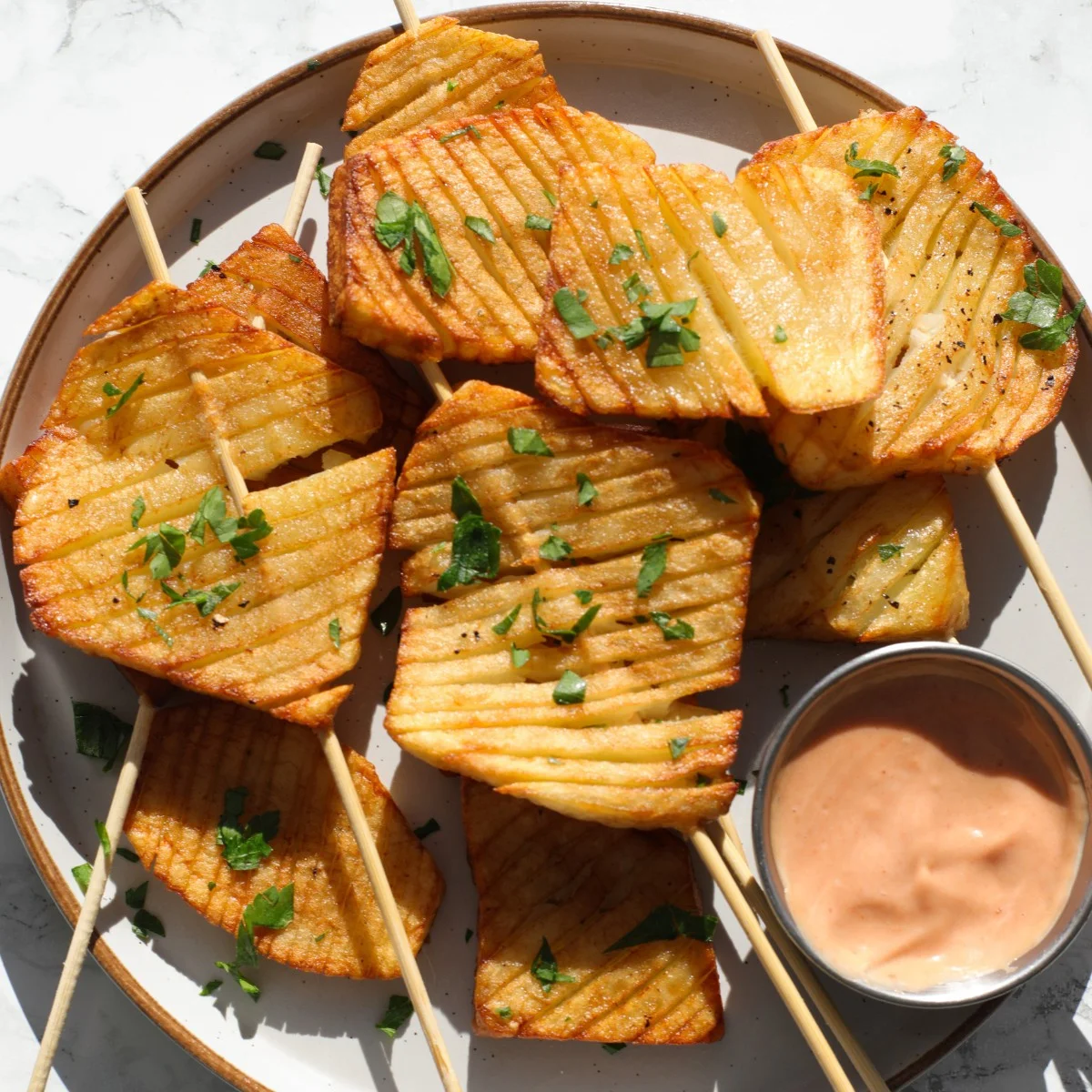 Crispy Accordion Potatoes