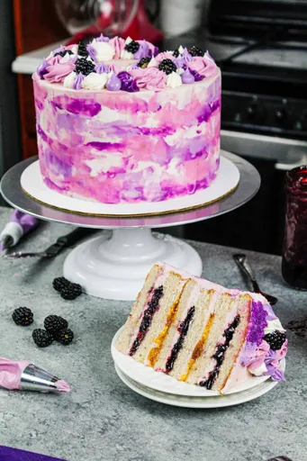 Pastel de zarzamora