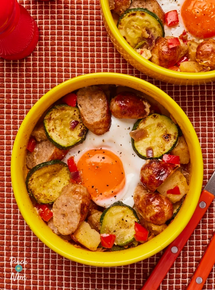 Sausage Hash | Slimming & Weight Watchers Friendly
