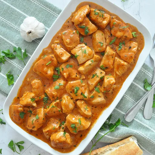 Pollo cremoso con pimentón español