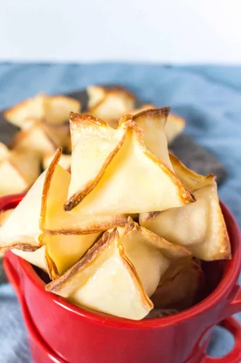 Baked Cheesy Shrimp Wontons