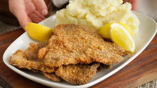 Milanesas de Carne con Puré