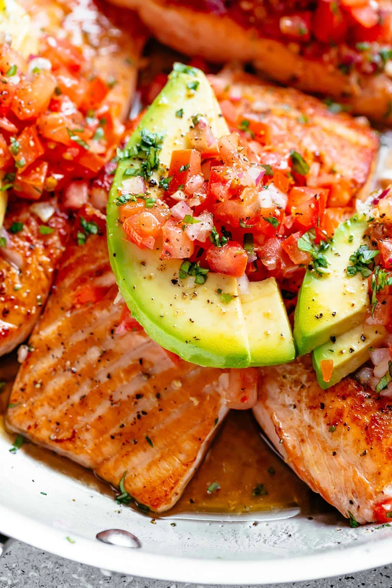 Salmon with Salsa