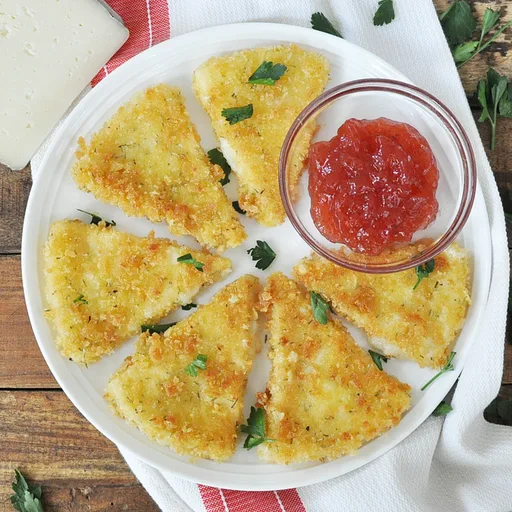 Queso Manchego Frito Crujiente