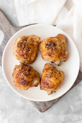 Muslos de pollo básicos en freidora de aire