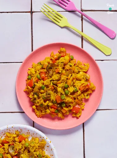 Arroz salado apto para adelgazar