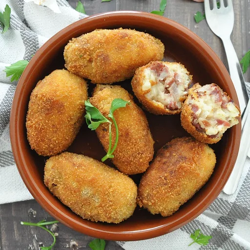 Croquetas de Jamón Español Crujientes