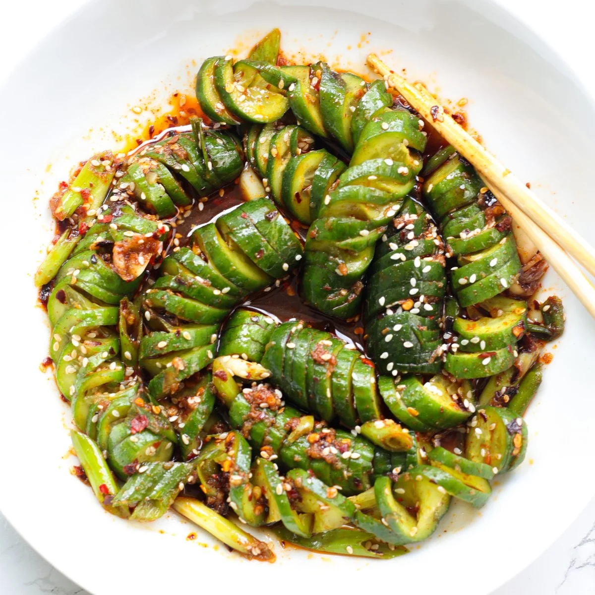 Spicy Asian Cucumber Salad