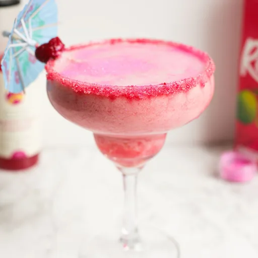 Raspberry Piña Colada Barbie Cocktail