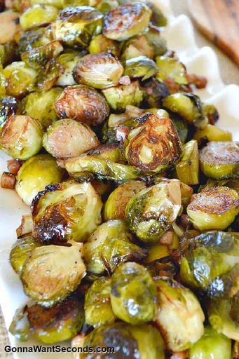 Roasted Brussels Sprouts with Pancetta and Sage