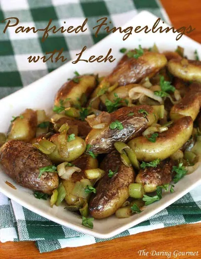 Patatas Pequeñas Salteadas con Puerro