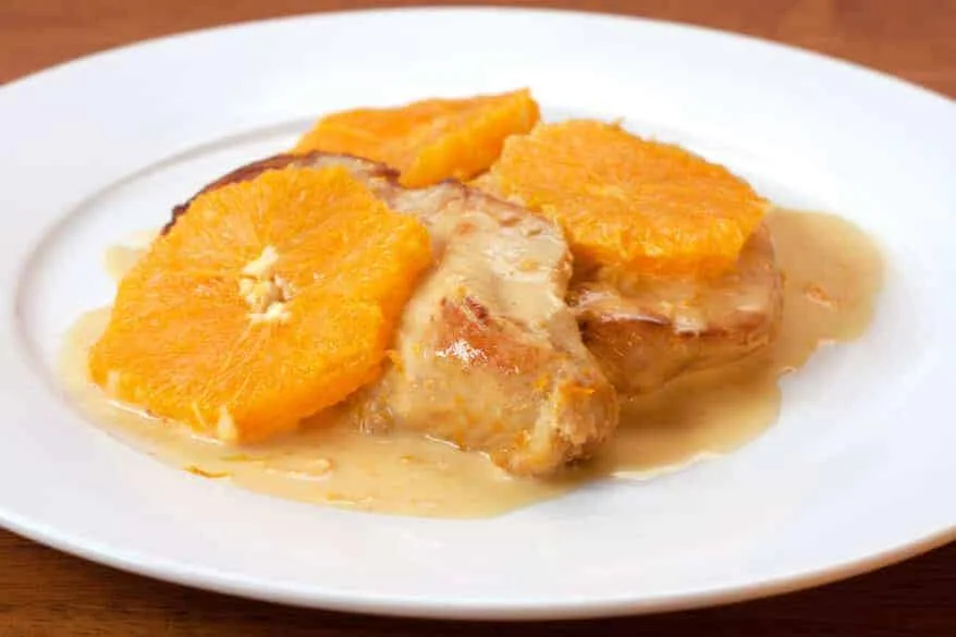 Chicken With Orange Cream Sauce
