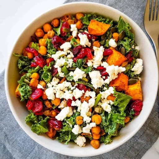 Kale and Sweet Potato Salad