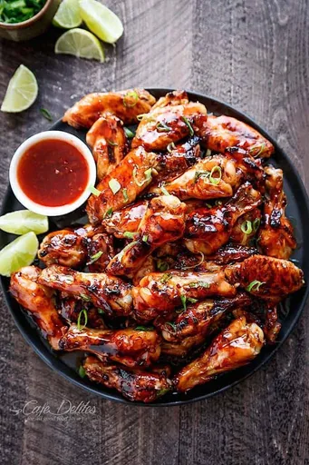 Alitas de pollo tailandesas glaseadas